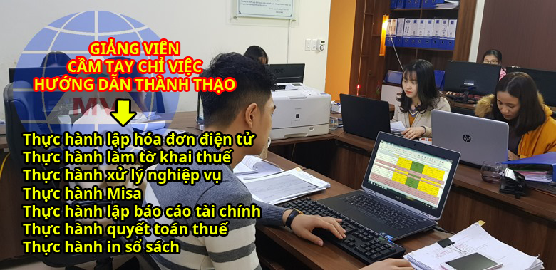 học kế toán online