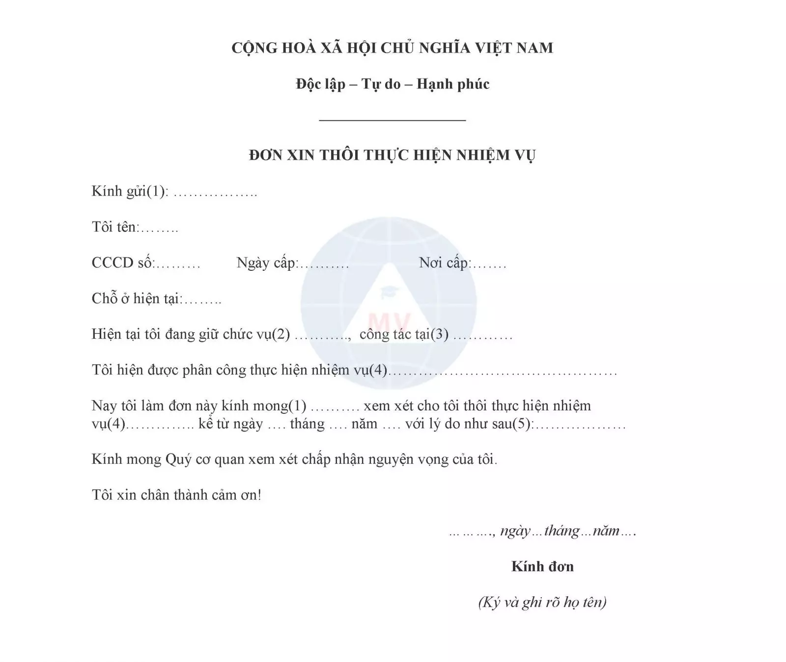 don-xin-thoi-thuc-hien-nhiem-vu