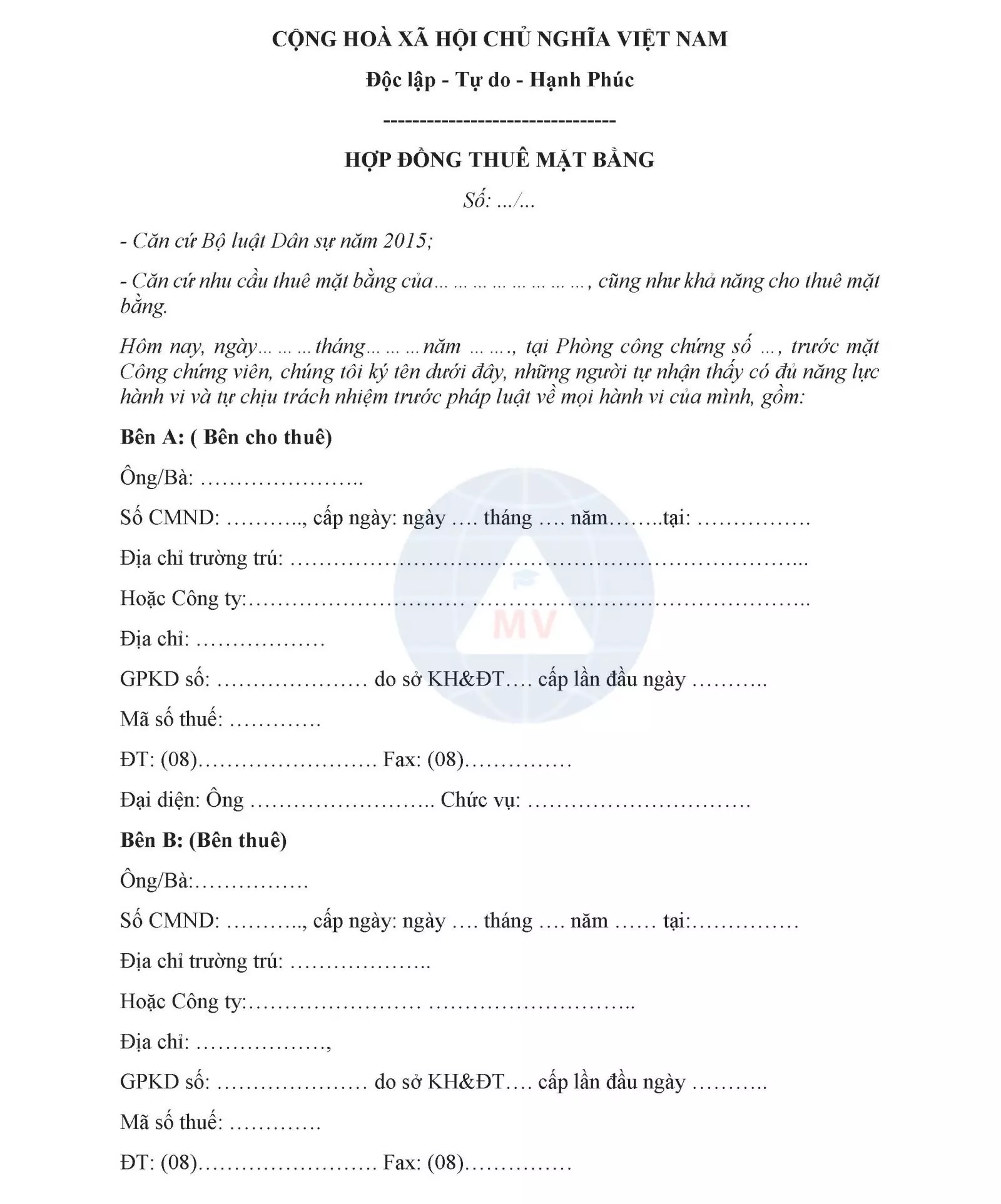 hopdongthuematbang